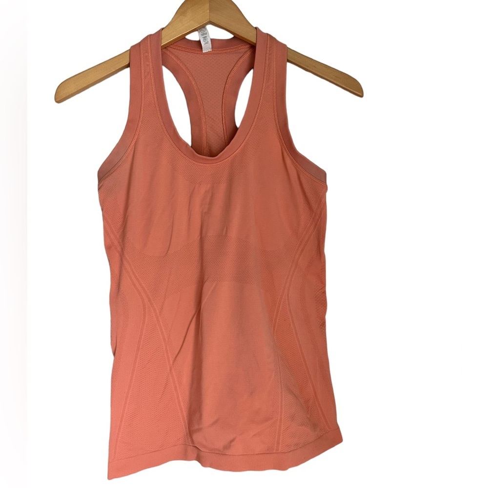 Athleta Womens Momentum Seamless Tank in Orange Size Small